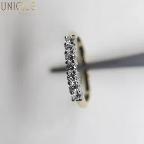 14 K Diamond Band