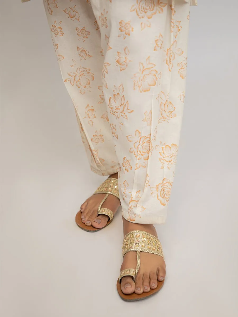 1pc Plain Cambric Stitched Trouser - (TP-W22-B-001)