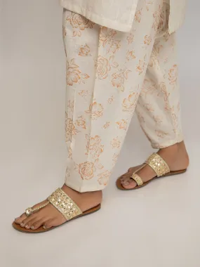 1pc Plain Cambric Stitched Trouser - (TP-W22-B-001)