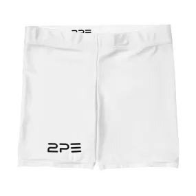 2PE White Workout Shorts