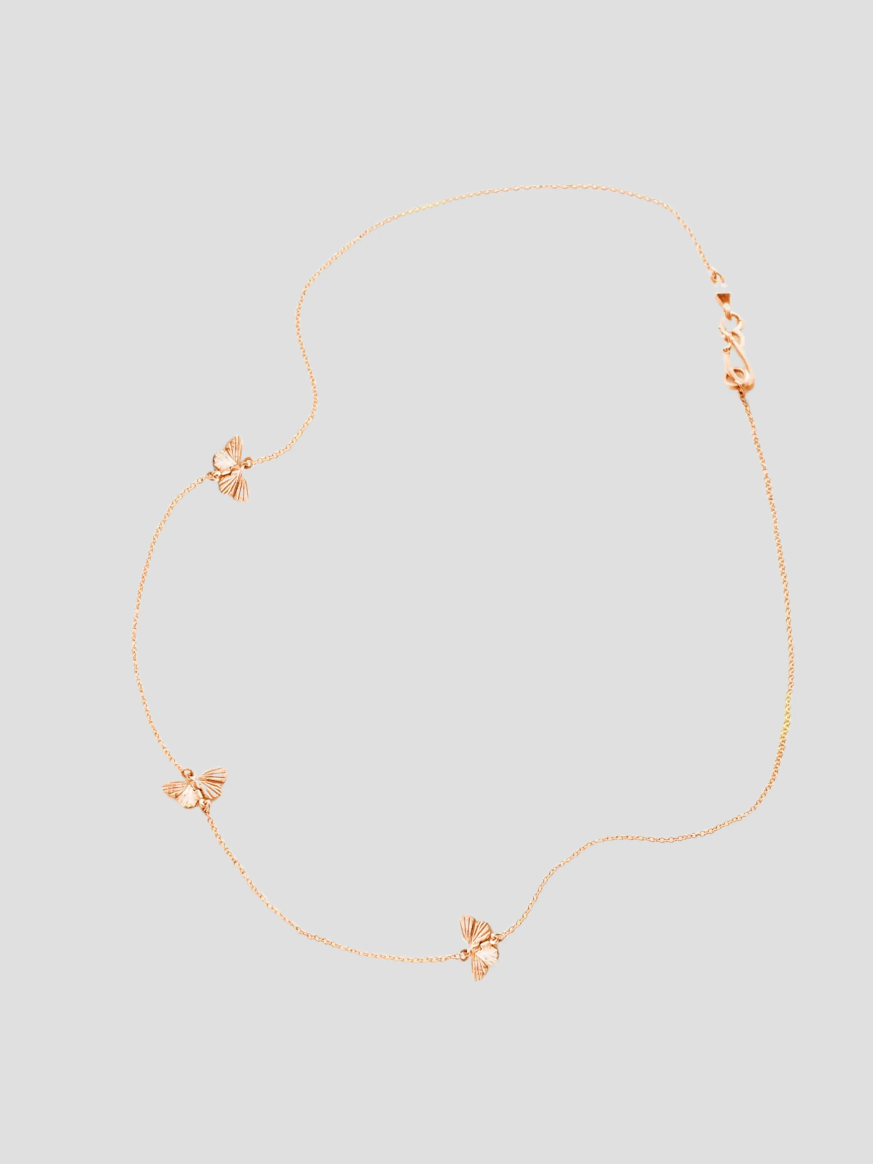 3 Migration Necklace 14k Rose Gold