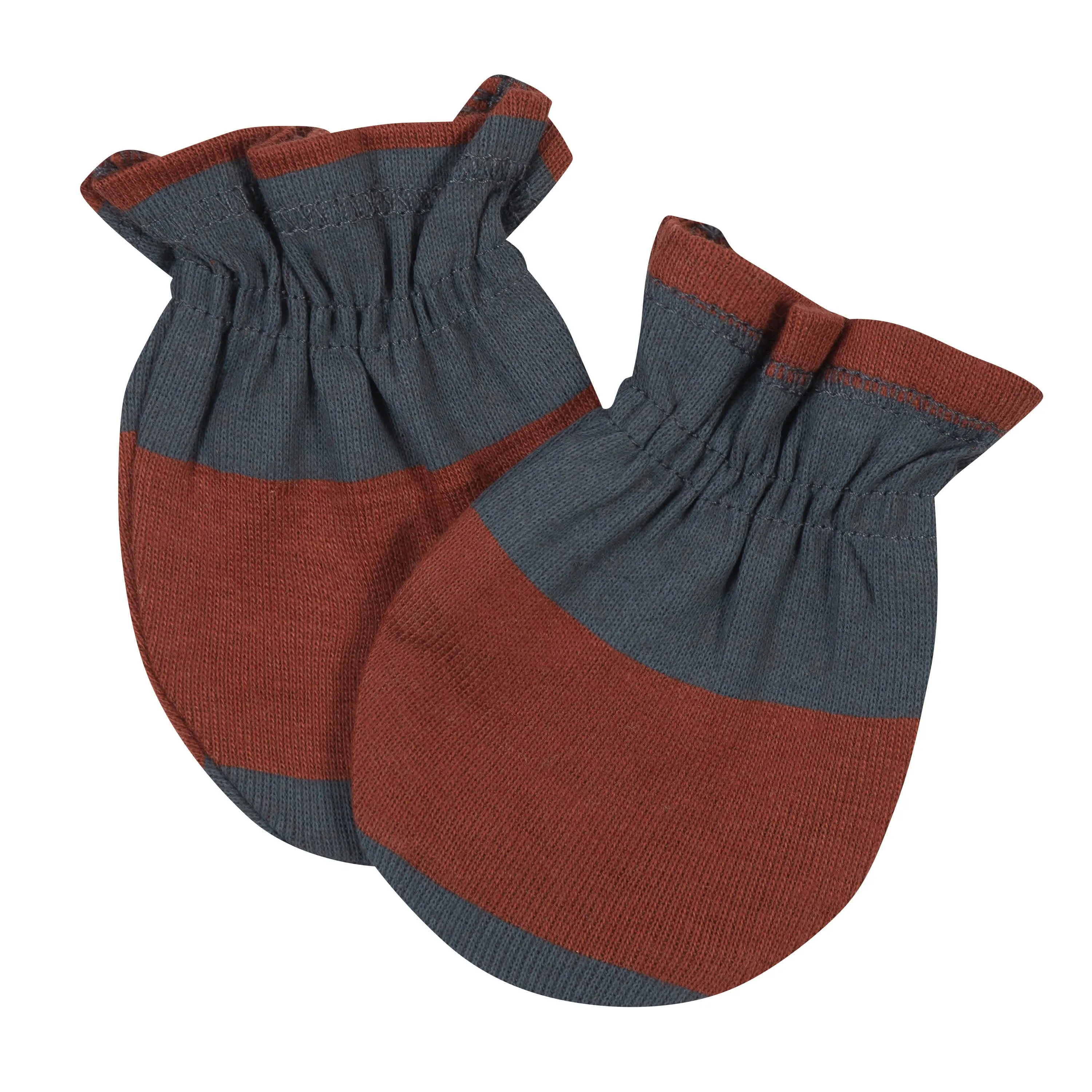 3-Pack Baby Boys Fox No Scratch Mittens