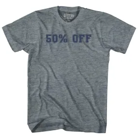 50% OFF Womens Tri-Blend Junior Cut T-Shirt