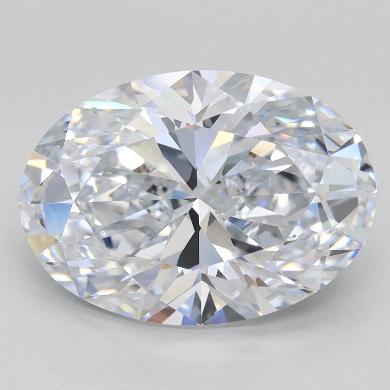 5.41 Carat Oval Lab Grown Diamond