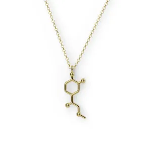 adrenaline necklace | gold vermeil