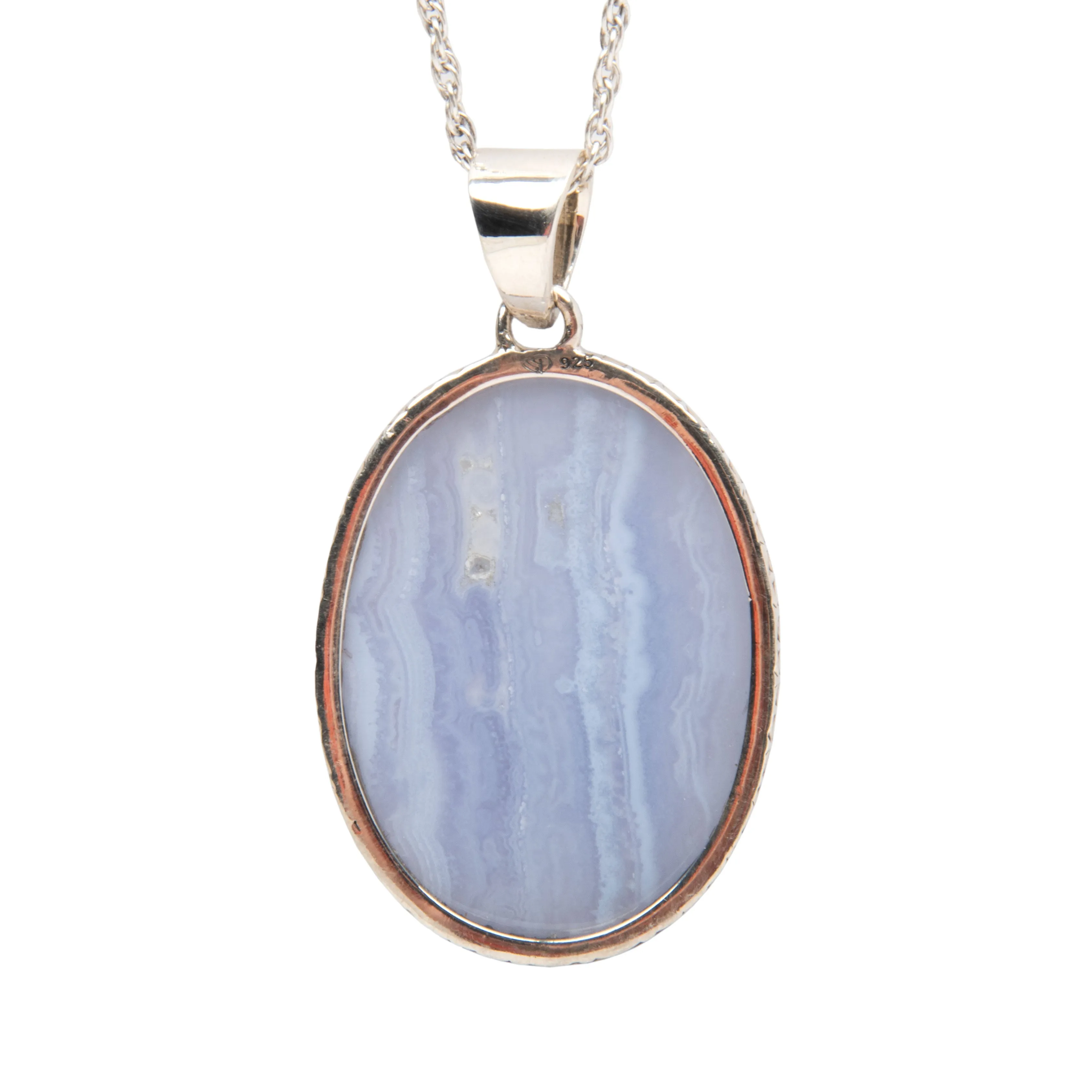 Agate - Blue Lace, Pendant