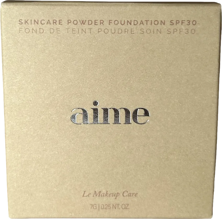 Aime Skincare Powder Foundation Spf 30 Deep 7g