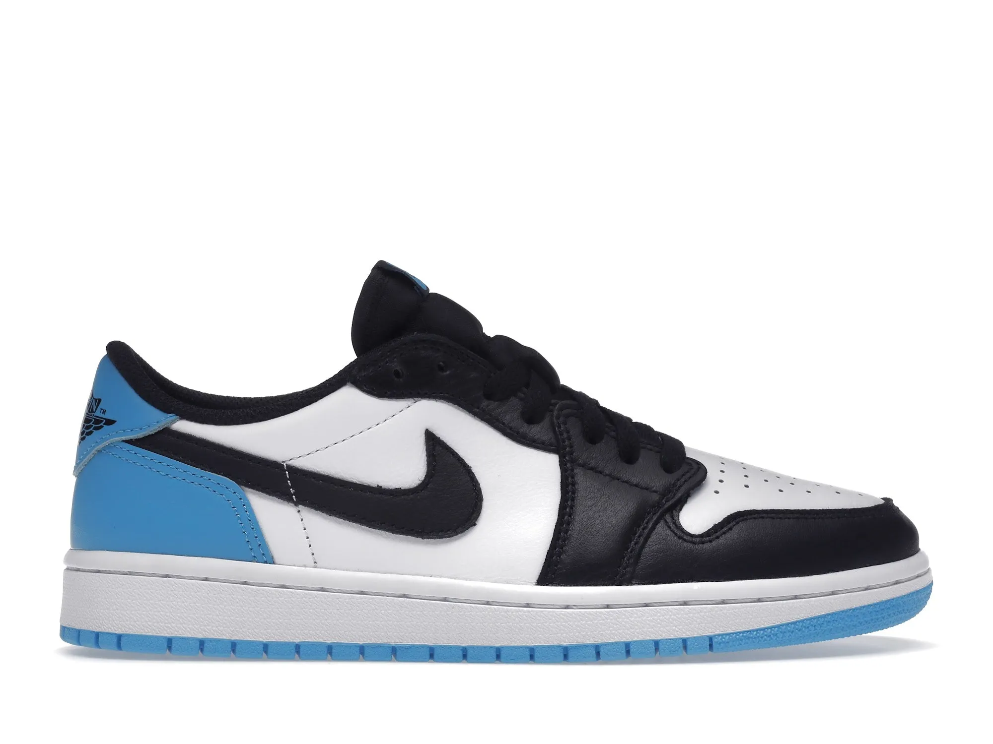 Air Jordan 1 Low Black Dark Powder Blue (W)