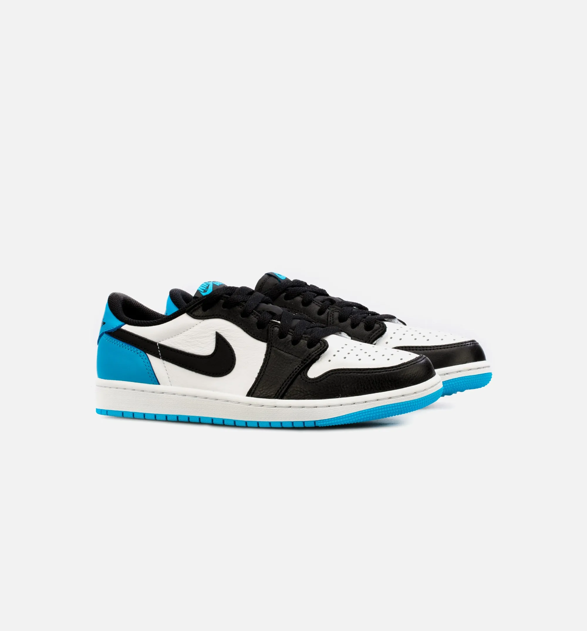 Air Jordan 1 Low OG Powder Blue Mens Lifestyle Shoe - Black/Blue Limit One Per Customer