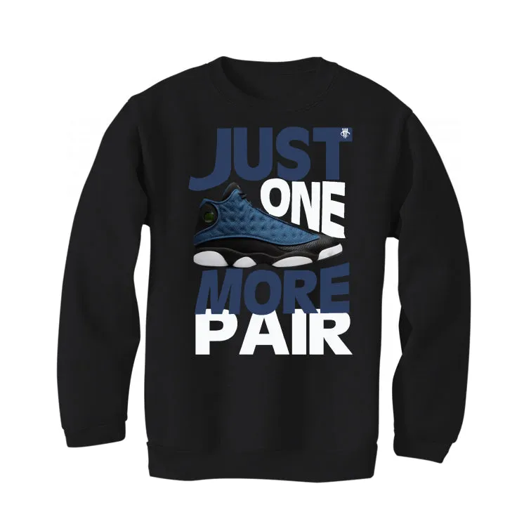 Air Jordan 13 "Brave Blue" 2022 | illCurrency Black T-Shirt (JUST ONE MORE PAIR)