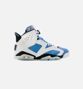 Air Jordan 6 Retro UNC Mens Lifestyle Shoe - University Blue/White Limit One Per Customer