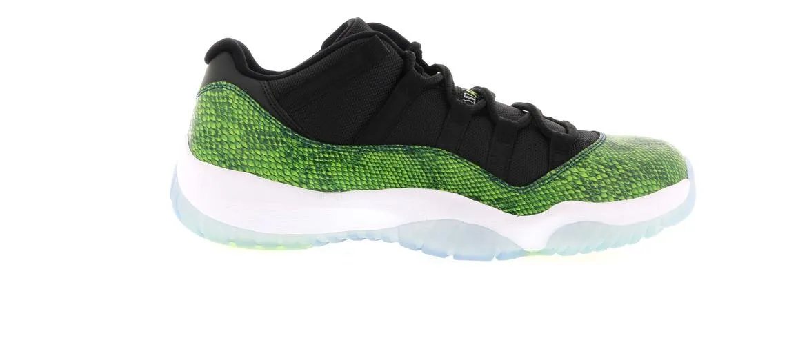 Air Jordan Retro 11 Low Green Snakeskin