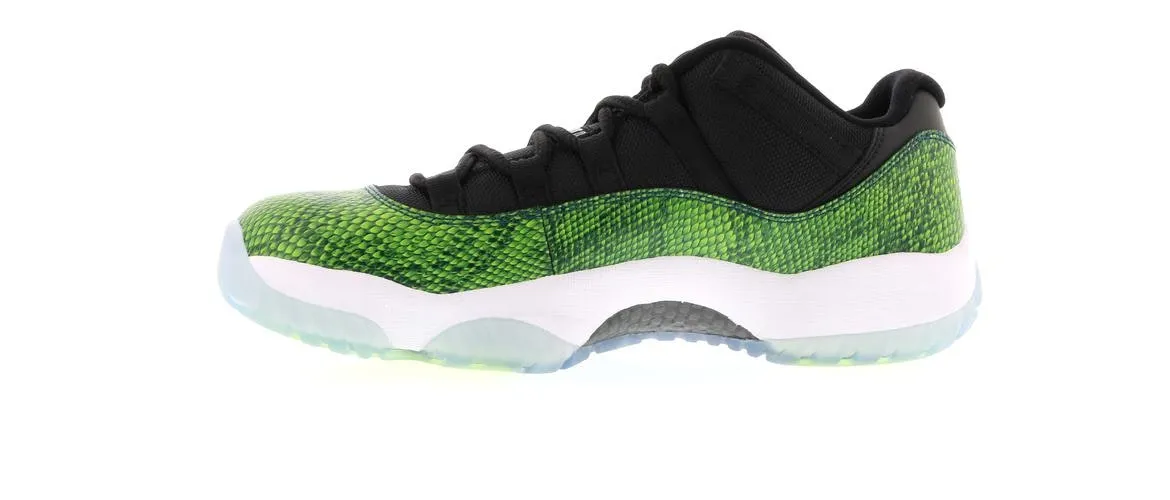 Air Jordan Retro 11 Low Green Snakeskin