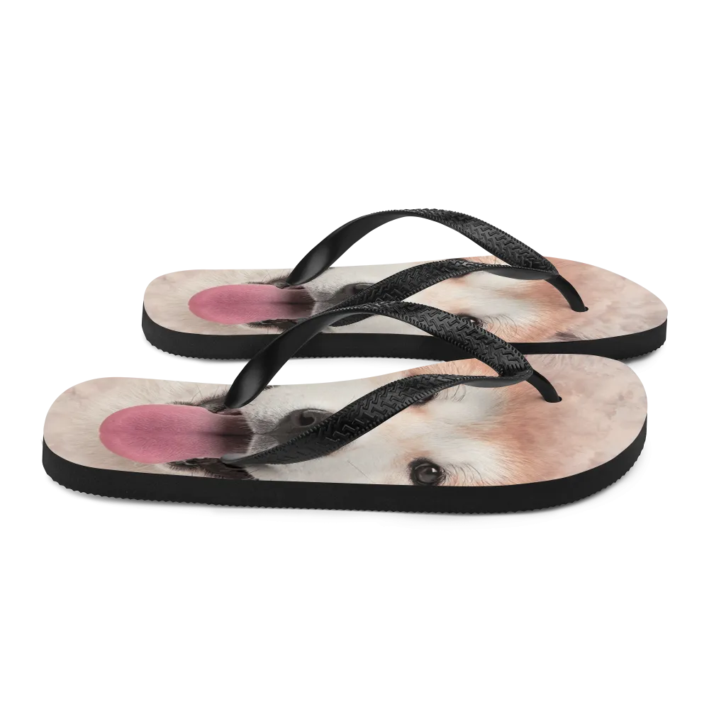 Akita Dog Flip-Flops