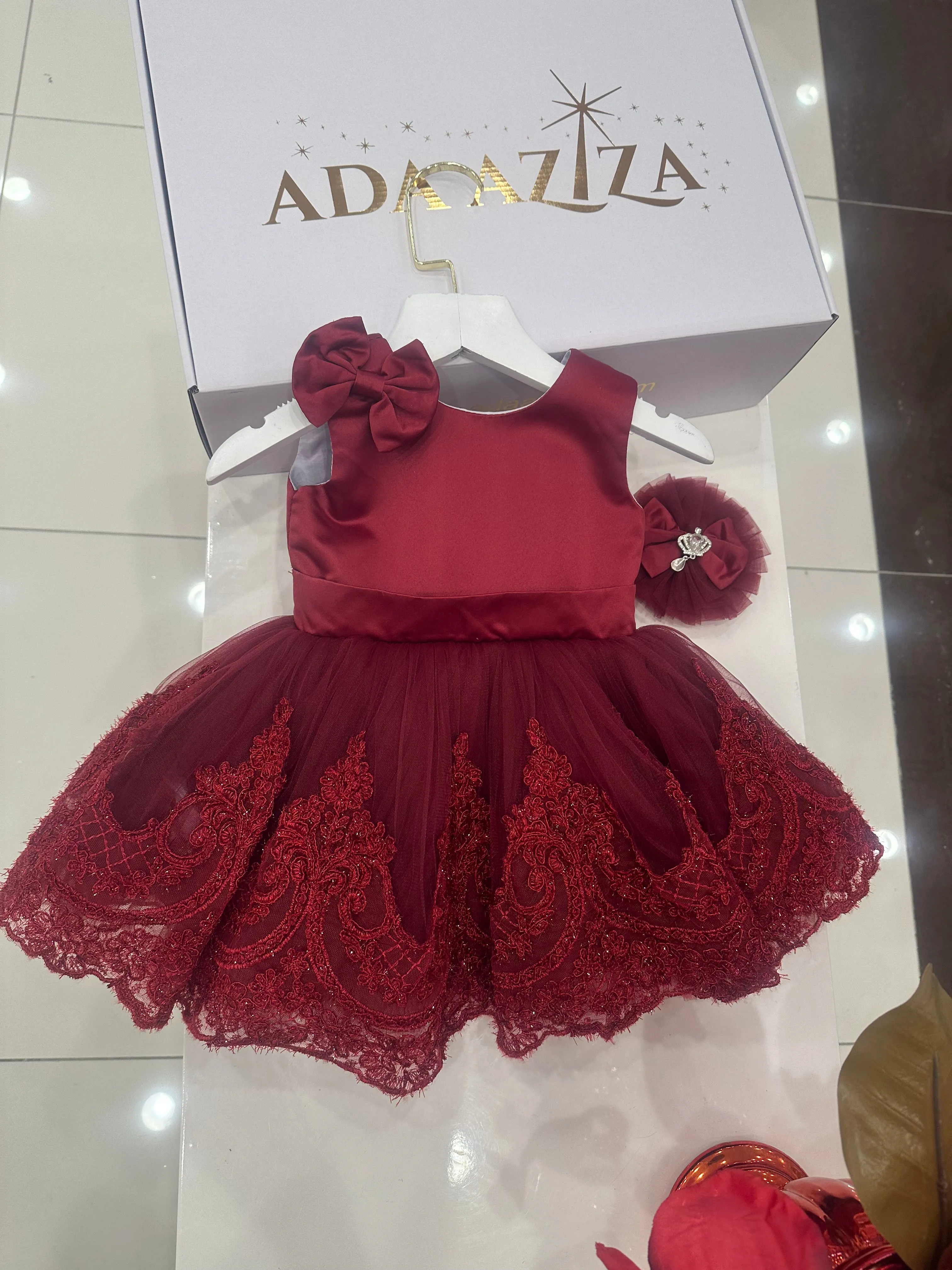 Alana  Dress Burgundy