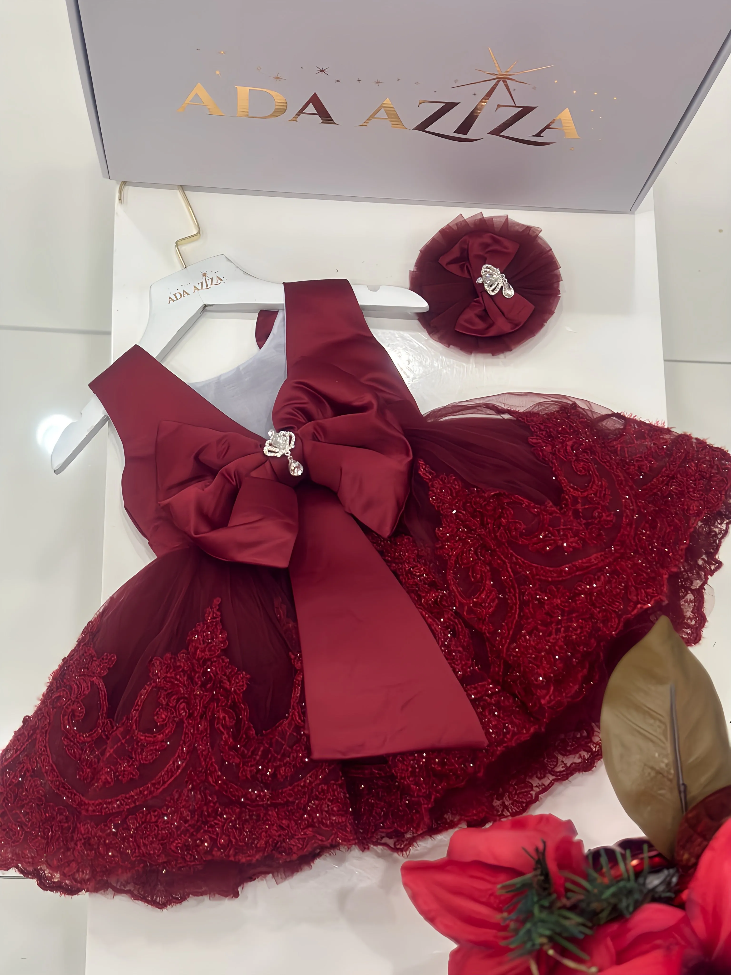 Alana  Dress Burgundy