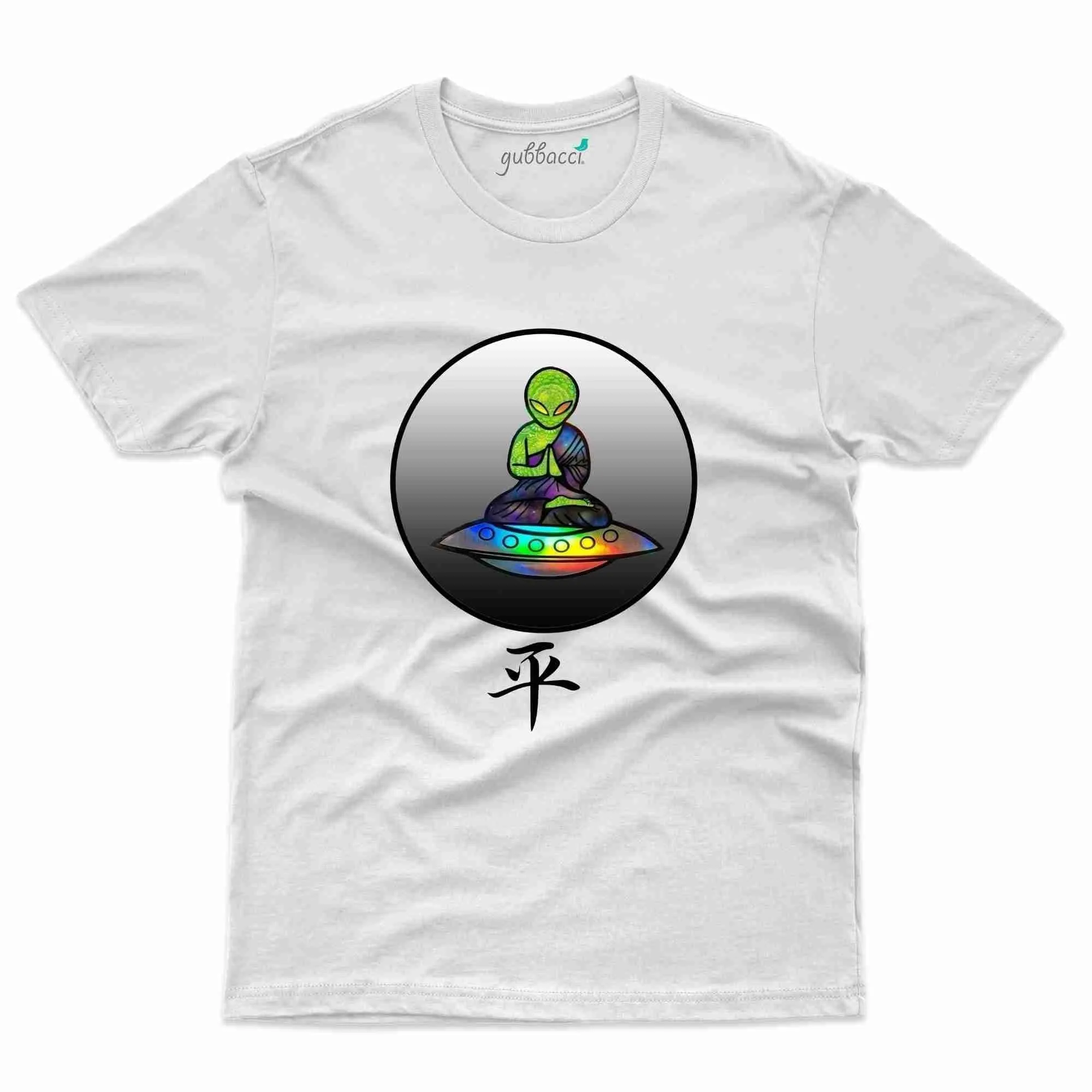 Alien Buddha T-shirt - Alien T-Shirt Collection