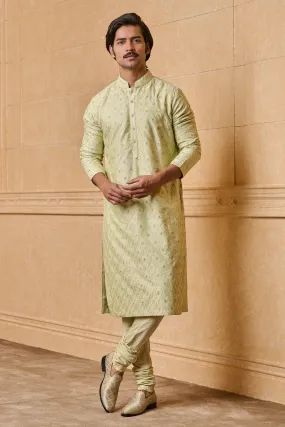 All Over Thread Embroidered Kurta Set