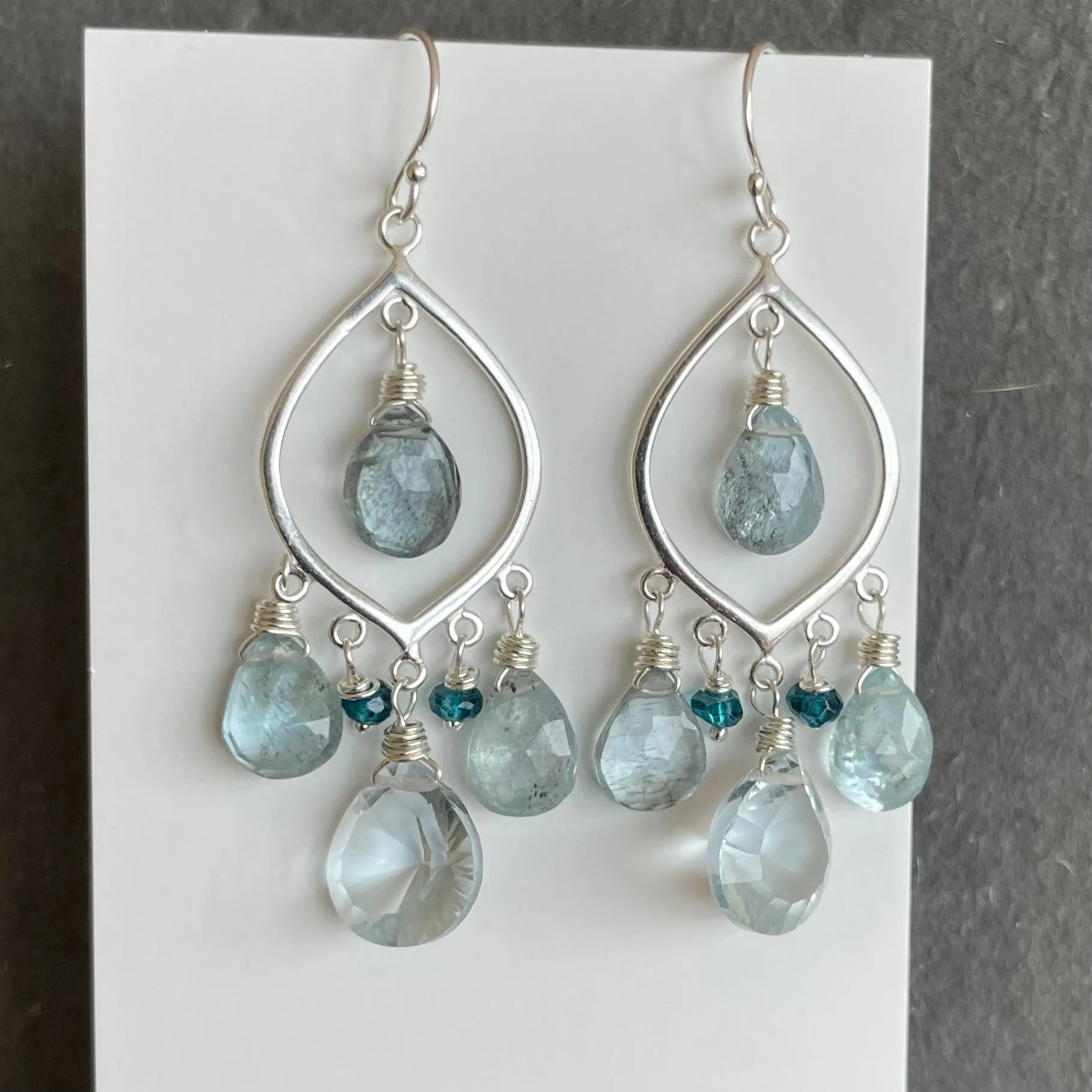 Alluring Aquamarine Earrings