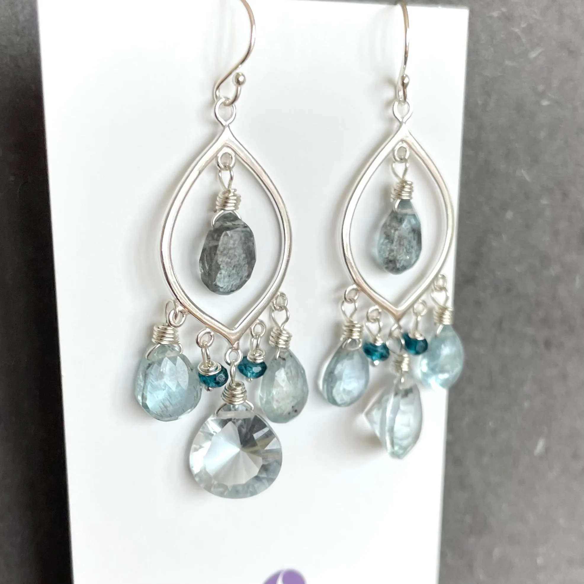 Alluring Aquamarine Earrings