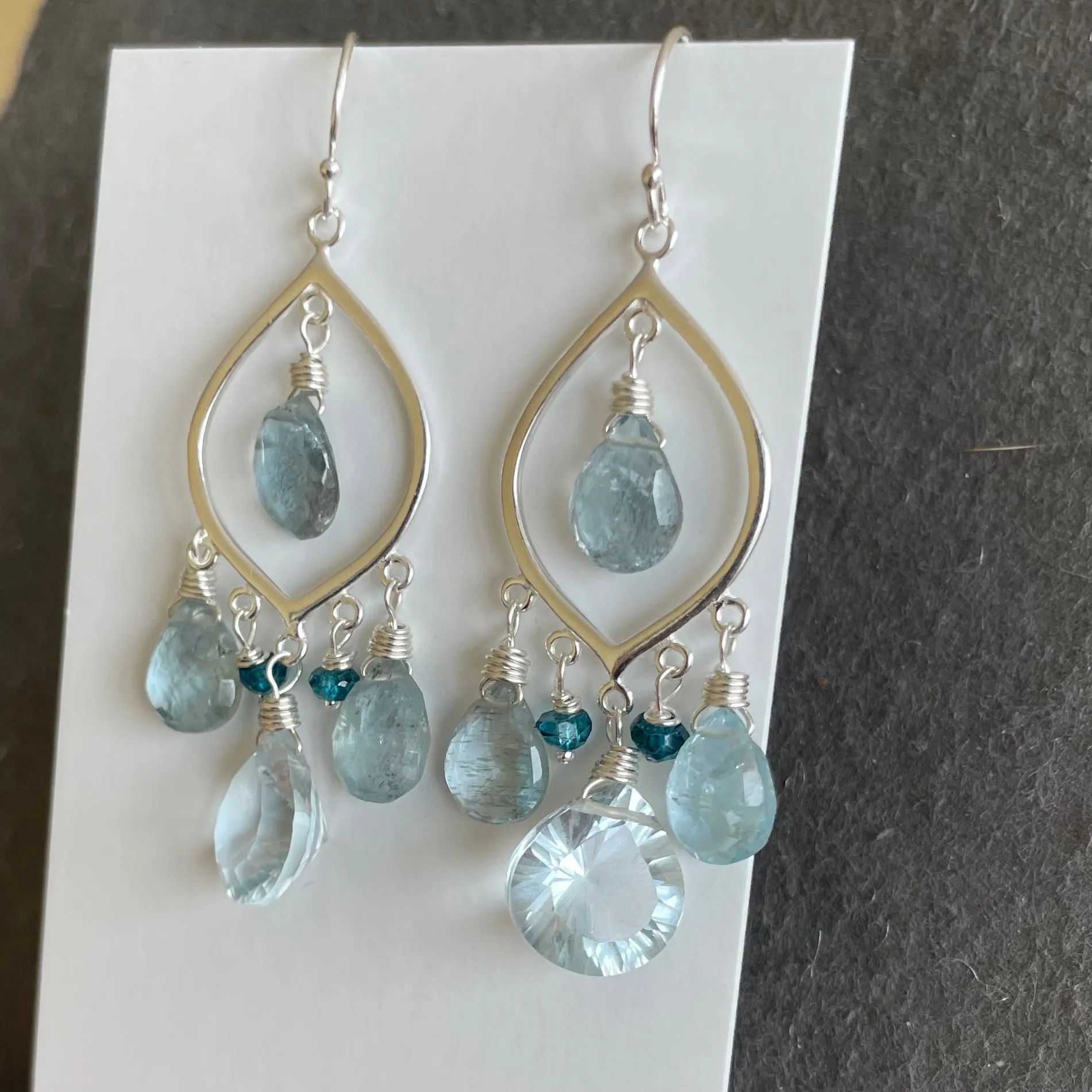 Alluring Aquamarine Earrings