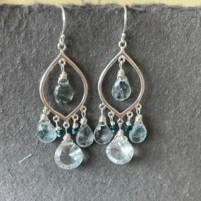 Alluring Aquamarine Earrings