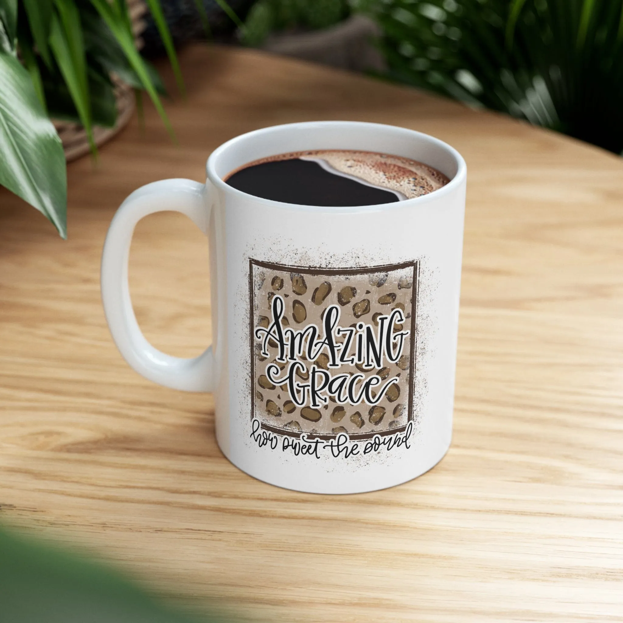 Amazing Grace Leopard 11oz Mug