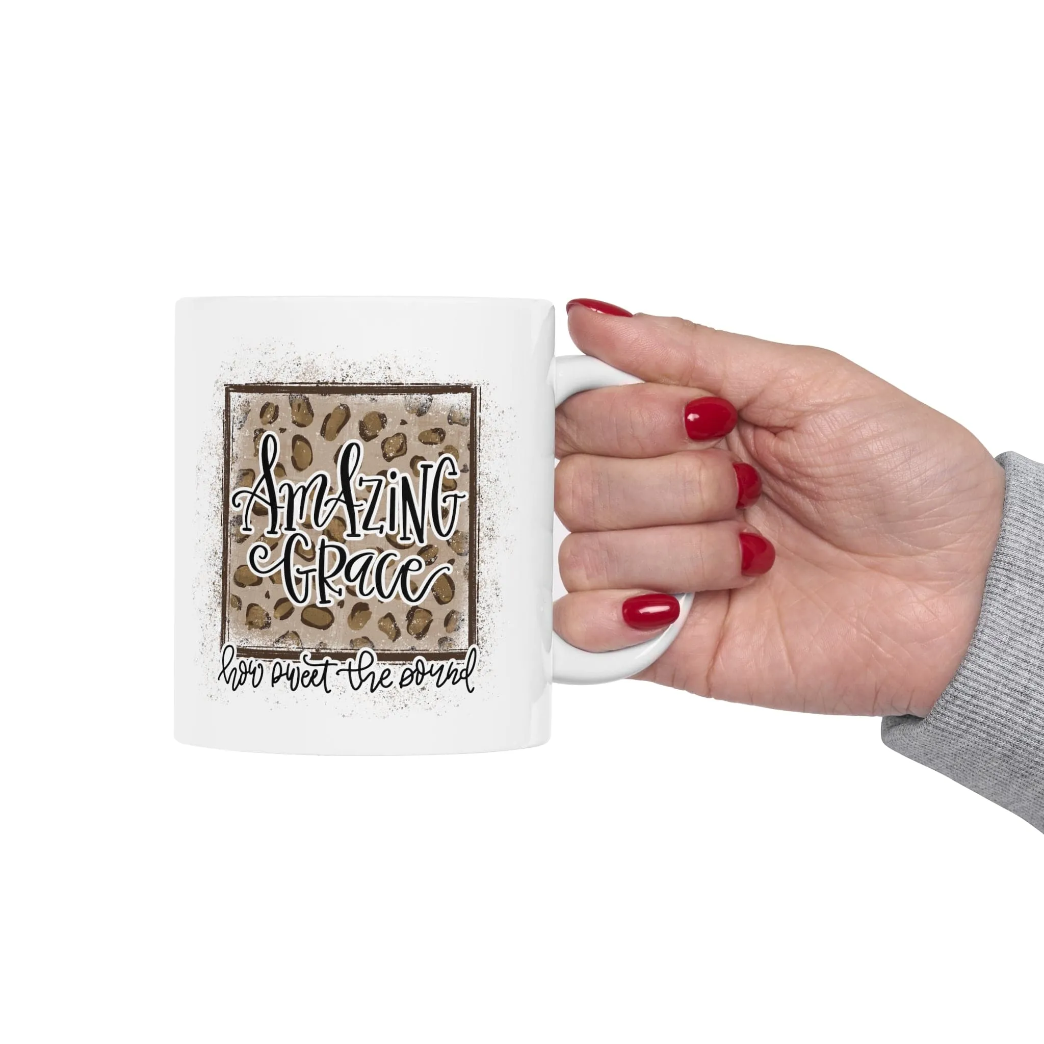 Amazing Grace Leopard 11oz Mug