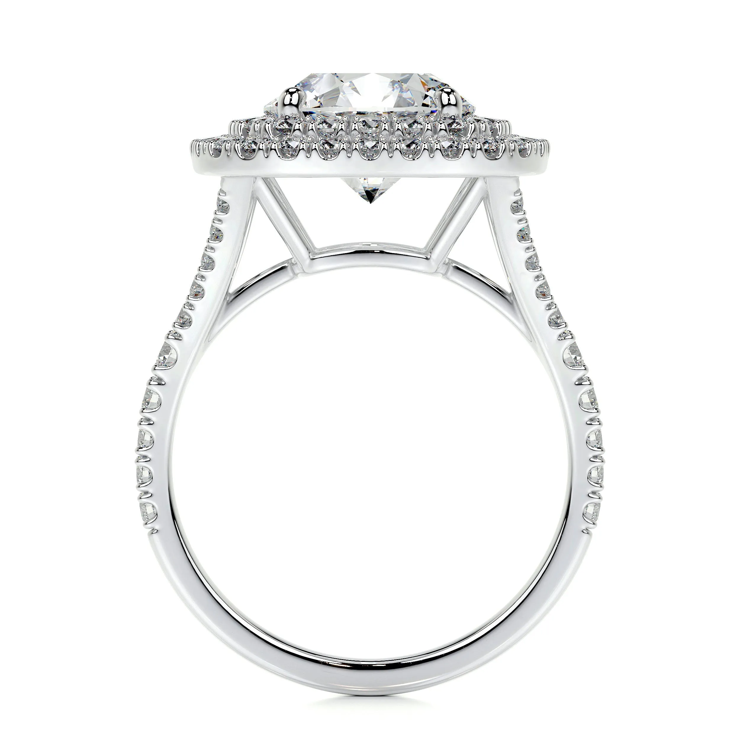 Angela Lab Grown Diamond Ring -18K White Gold