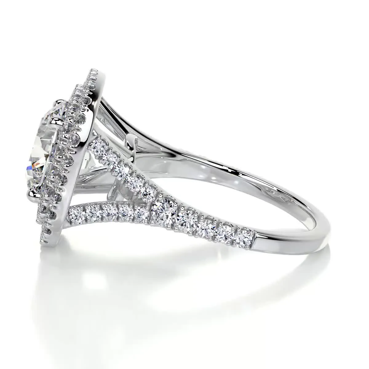 Angela Lab Grown Diamond Ring -18K White Gold