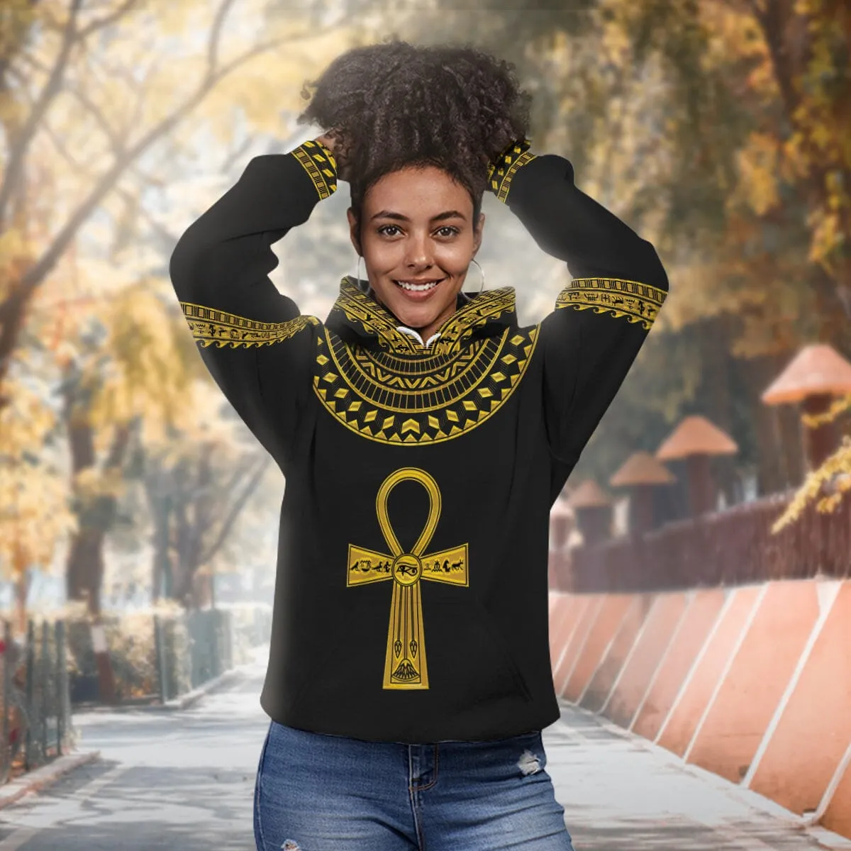 Ankh Egypt 1 All-over Hoodie