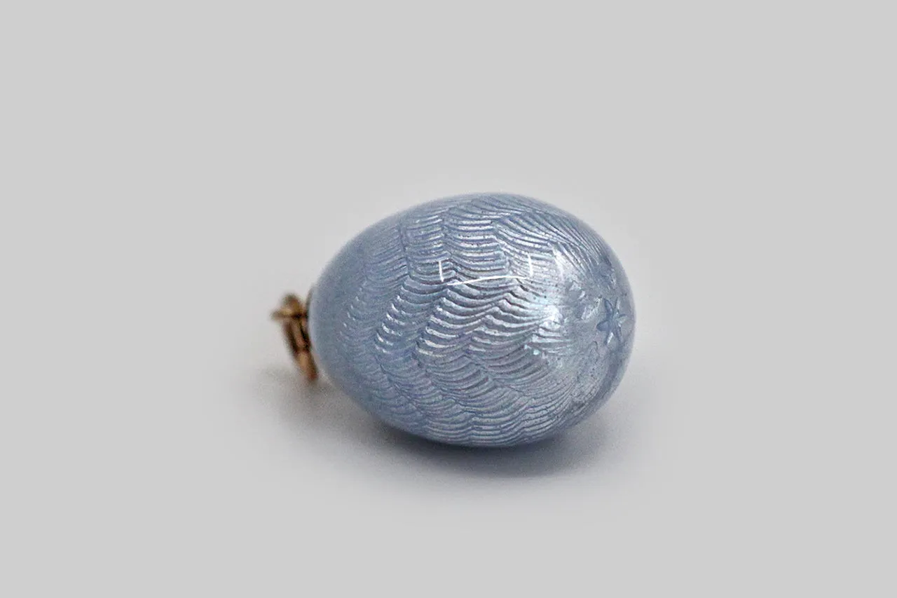 Antique Russian Miniature Egg Charm