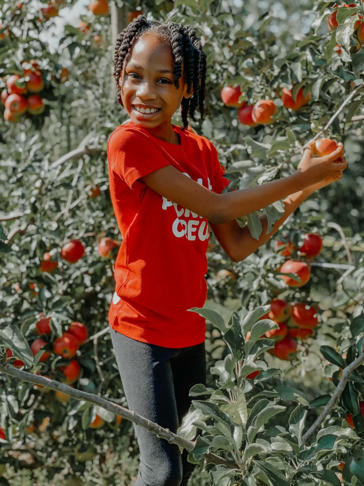 Apple Picking Crew Matching Family Shirts