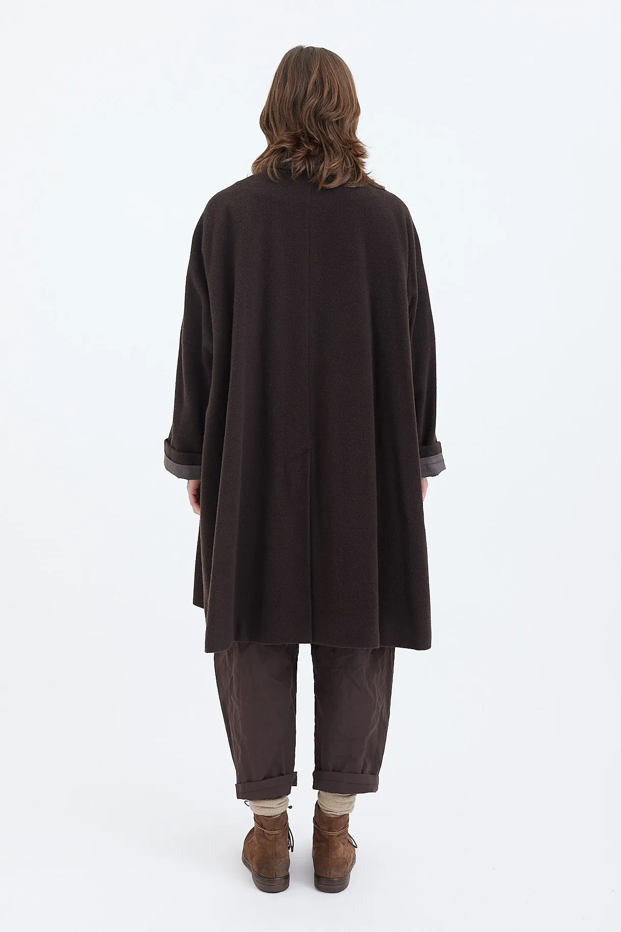 Apuntob - Virgin Wool Cashmere Coat - P1738/TS722