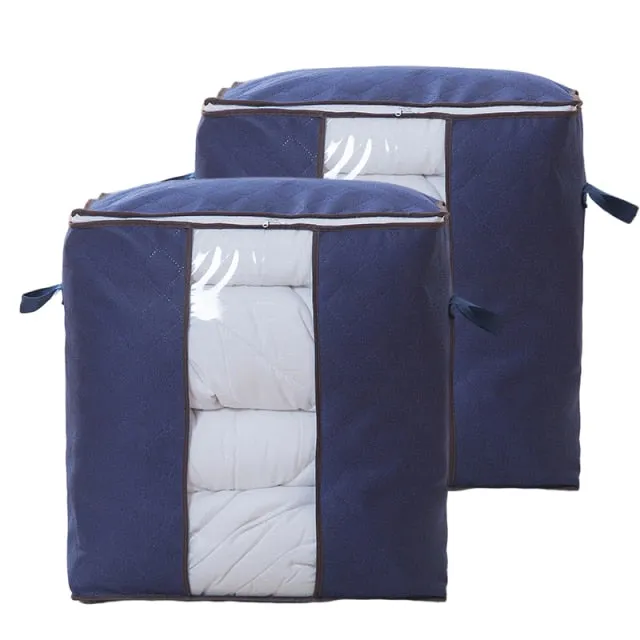 Ashore Shop Quilt Style Moisture Proof large Clothing Storage Box