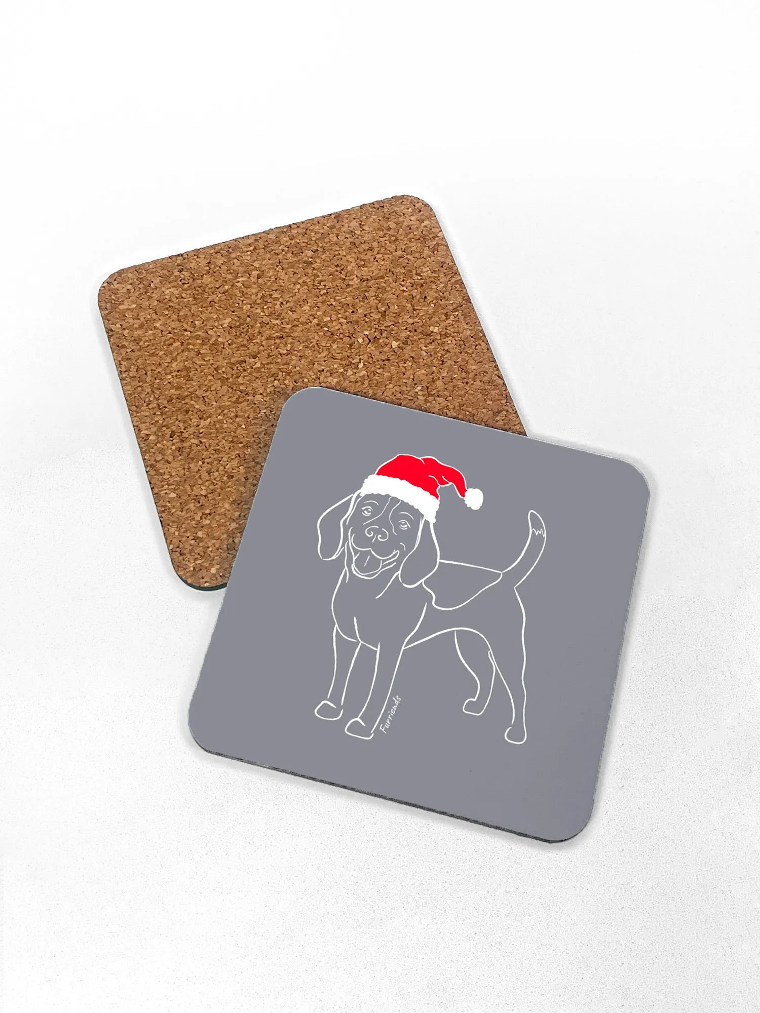 Beagle Christmas Edition Coaster