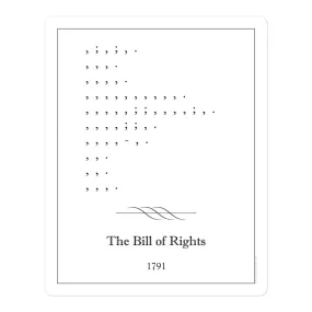 Bill of Rights - Vinyl Sticker