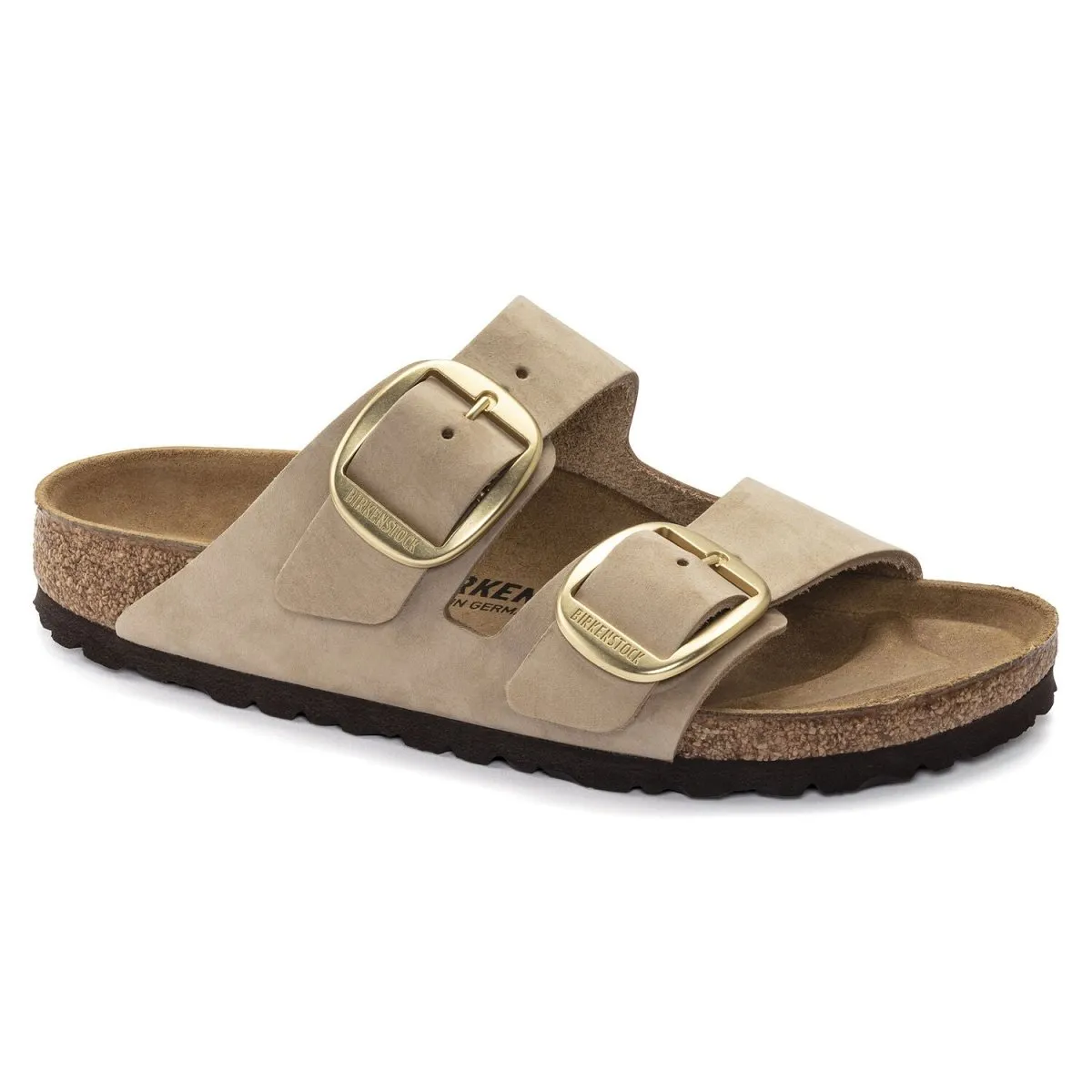 Birkenstock Women's Arizona Big Buckle Sandcastle Nubuck