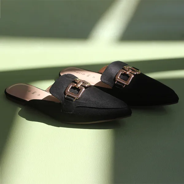 Black Mules for women