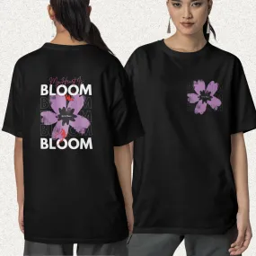 Bloom Back Printed Oversized Tee