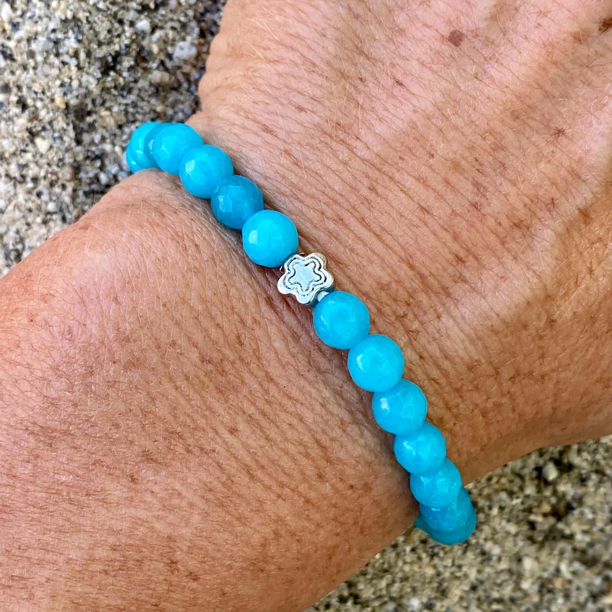 Blue Agate Bracelet for Important Decisions