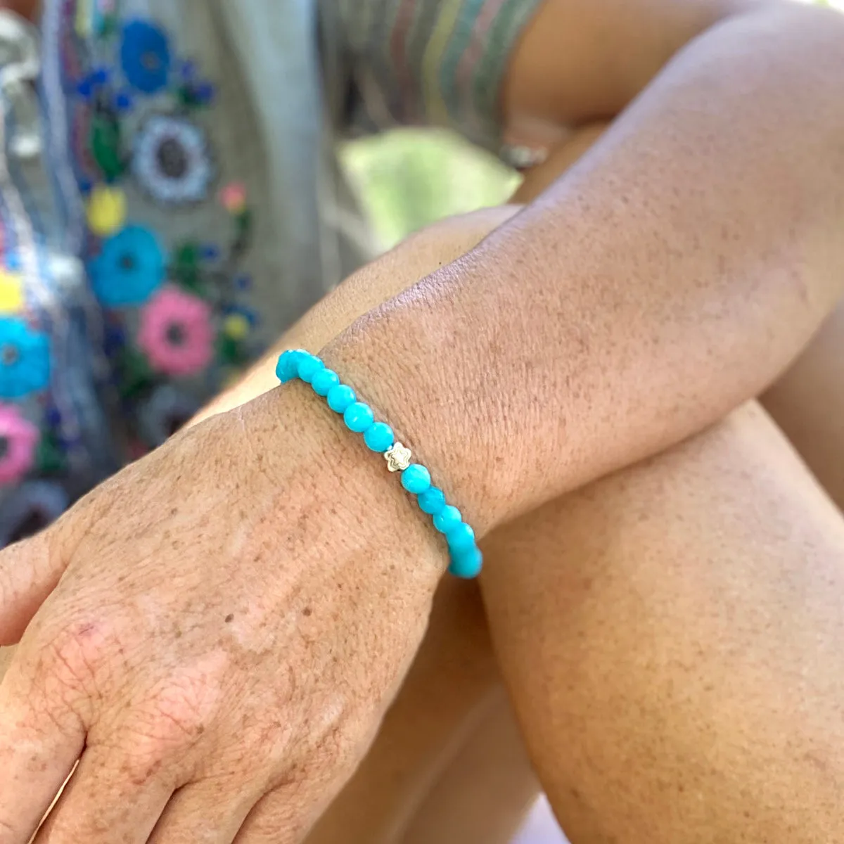 Blue Agate Bracelet for Important Decisions