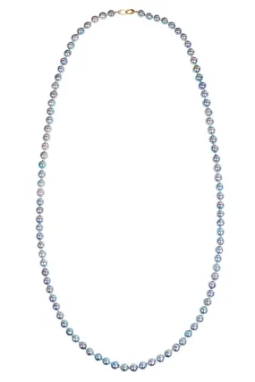 Blue Akoya Pearl Necklace