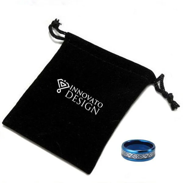 Blue Dragon Tungsten Carbide Ring