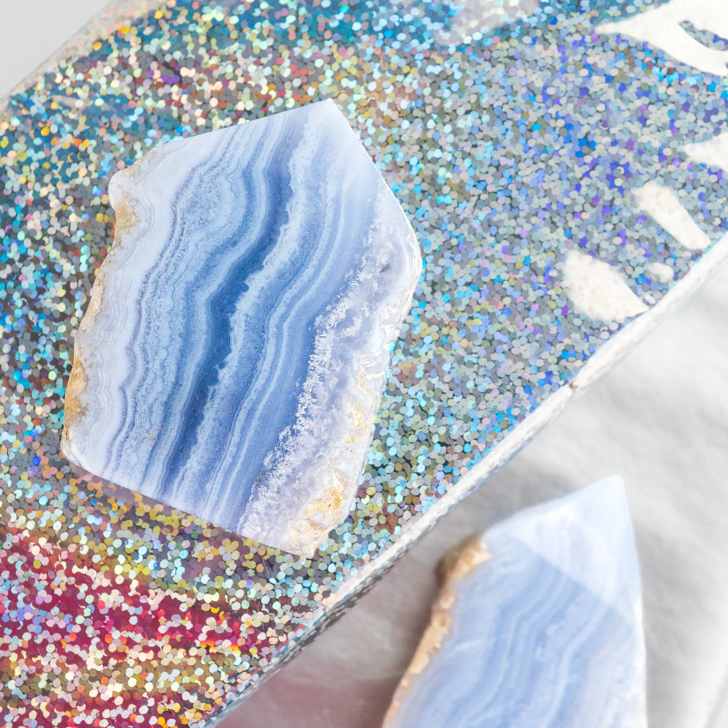 Blue Lace Agate Slab