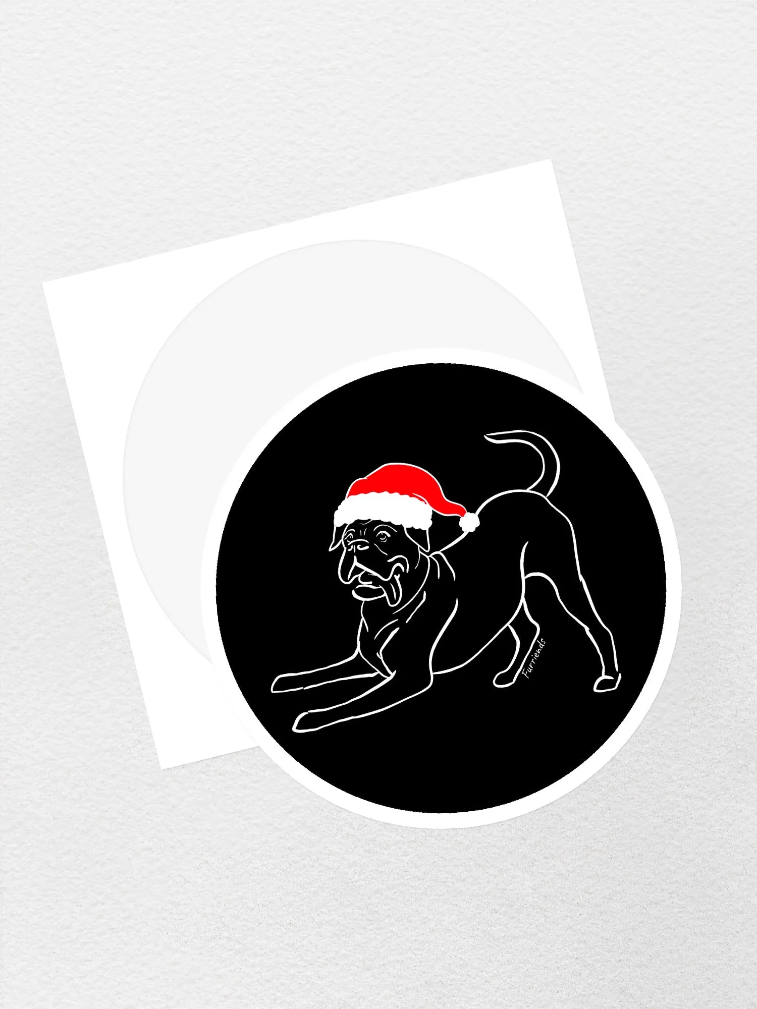 Boxer Christmas Edition Sticker