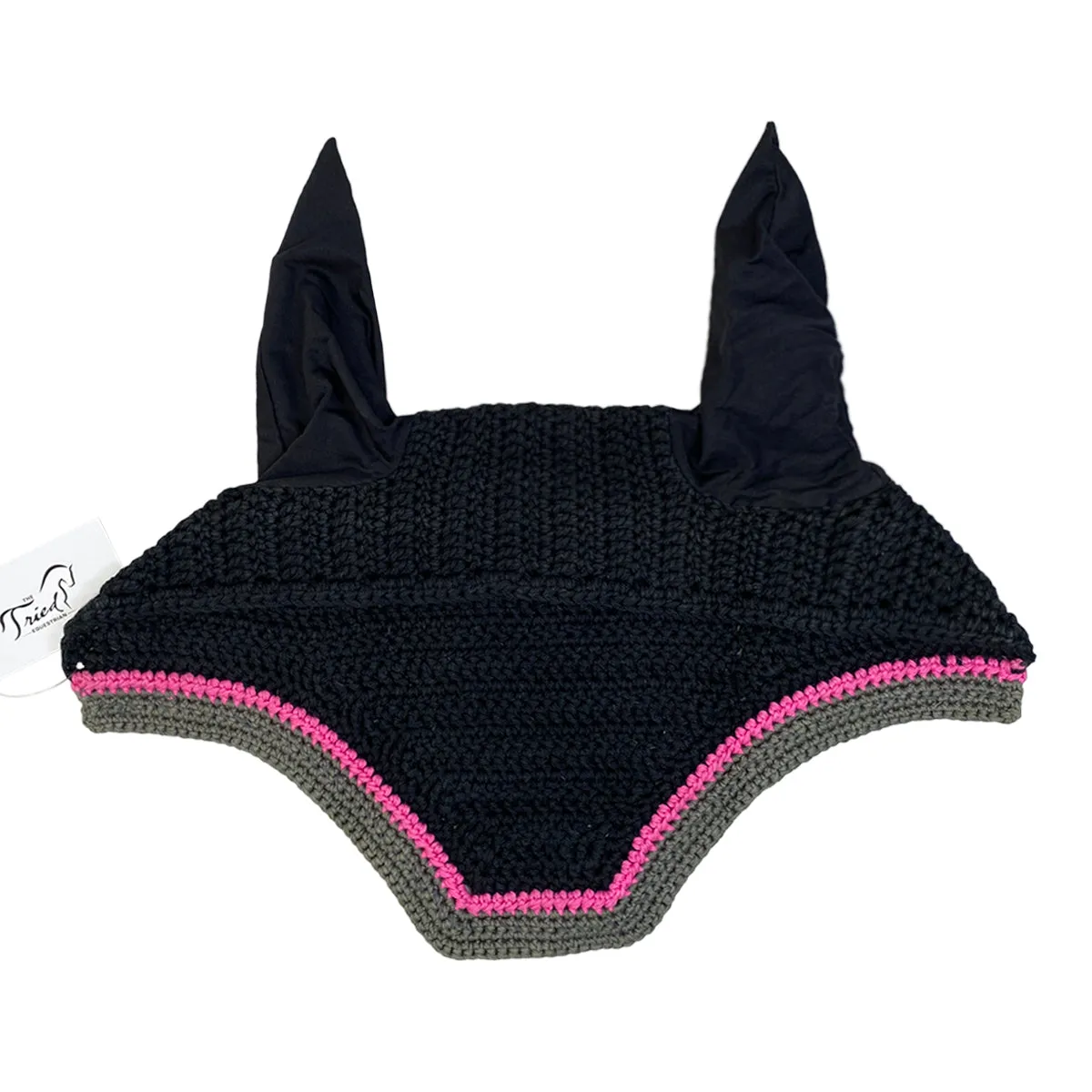 California Custom Bonnet in Black/Pink Diamond - Full