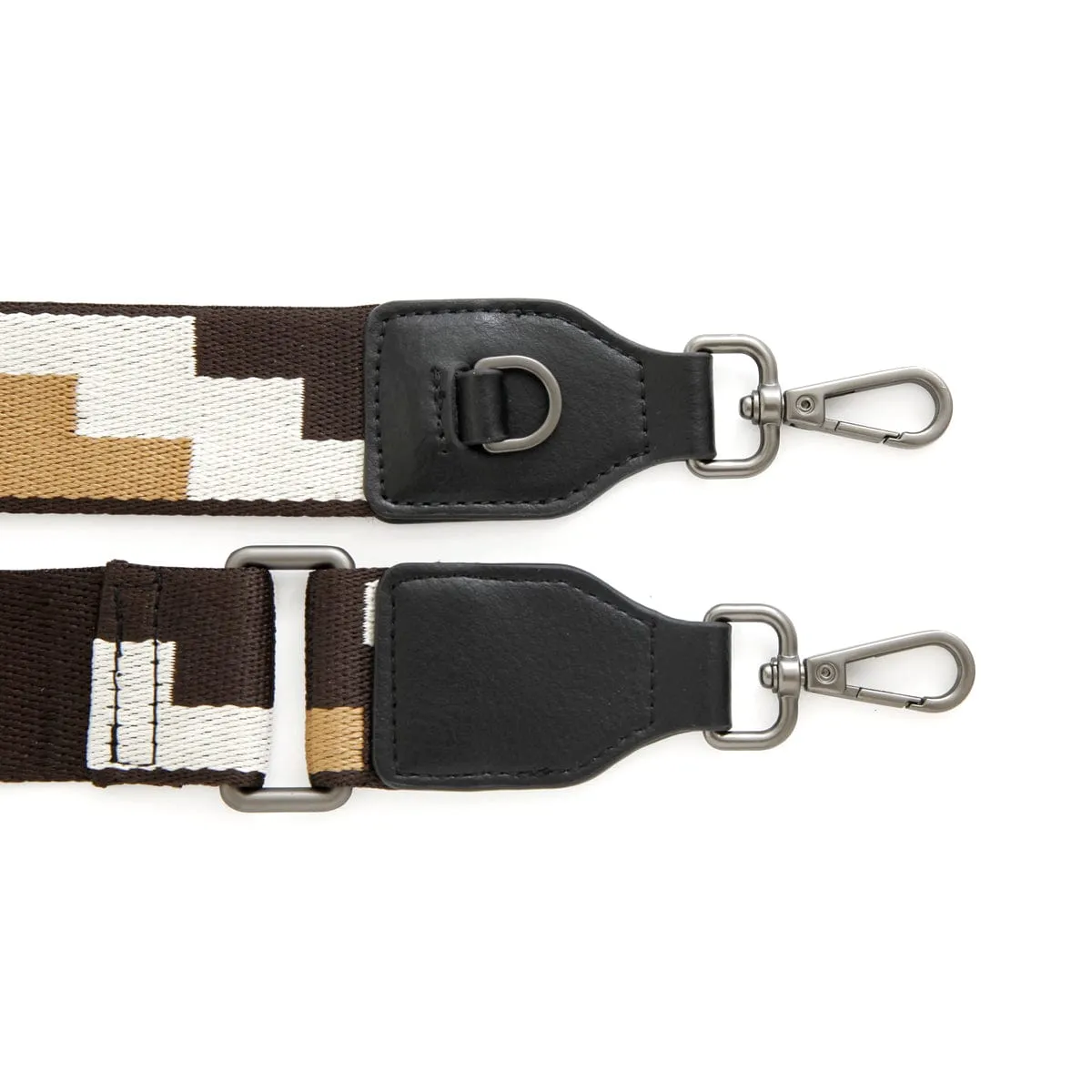 Carly Chevron & Vegan Leather Strap | Multiple Colours