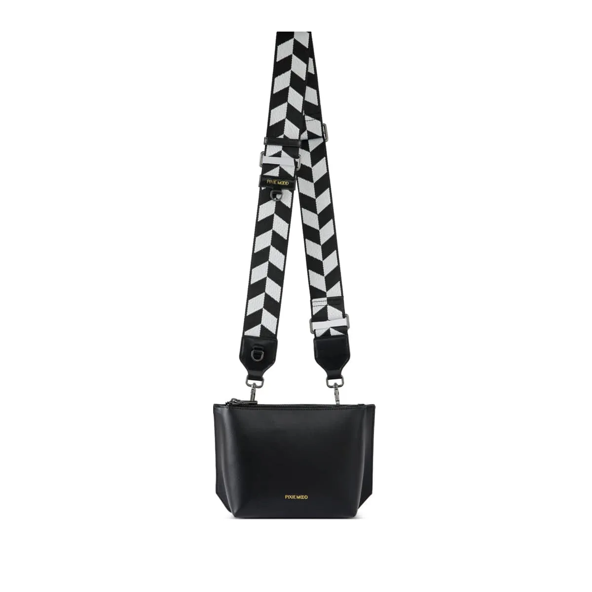 Carly Chevron & Vegan Leather Strap | Multiple Colours