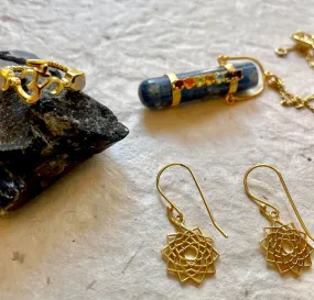 Chakra Gold Earrings